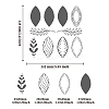 Stainless Steel Cutting Dies Stencils DIY-WH0279-131-2