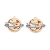Alloy Enamel Pendants ENAM-T021-75A-G-1