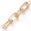 Handmade Acrylic Cable Chains AJEW-JB00554-04-1