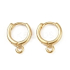 Brass Hoop Earring Findings KK-P310-26A-G-1