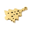 5Pcs Christmas 201 Stainless Steel Pendants STAS-Z068-01G-01-2