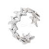 304 Stainless Steel Open Cuff Rings RJEW-K313-18P-4
