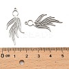 201 Stainless Steel Pendants STAS-Z162-07P-3