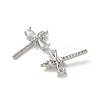Brass Micro Pave Clear Cubic Zirconia Pendants KK-A280-05B-P-2