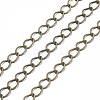 Brass Twisted Chains X-CHC-Q001-5x4mm-AB-2