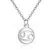 Non-Tarnish 201 Stainless Steel Pendants Necklaces NJEW-S063-TN505-4-1