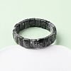 Rectangle Natural Map Stone Beads Stretch Bracelets for Women Men BJEW-Z149-01G-2