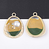 Epoxy Resin Pendants RESI-S365-60A-2