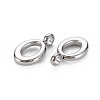 Non-Tarnish 304 Stainless Steel Pendants STAS-N097-110P-NR-2