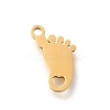 201 Stainless Steel Charms STAS-R132-12G-1
