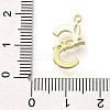 Brass Micro Pave Cubic Zirconia Pendants KK-M310-01G-19-3