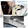 7 sets 7 style Clear Glass Long Bottle Pendants GLAA-PH0001-88-3