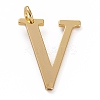 Golden Brass Pendants KK-P194-01G-V-1
