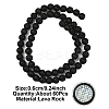 DIY Natuarl Lava Rock Bead Beacelet/Necklaces Making Kits DIY-YW0012-88A-2