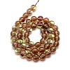 Synthetic Moonstone Beads Strands G-F143-8mm-08-2