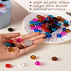 Craftdady 88pcs 8 colors Glass European Beads GLAA-CD0001-10-25