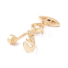 Evil Eye Cubic Zirconia Charm Belly Ring LS-AJEW-F057-13G-2