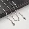 Brass Figaro Chains Necklaces for Women NJEW-D302-29P-1