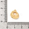 Brass Micro Pave Cubic Zirconia Charms KK-C117-12G-E-3