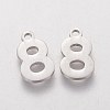 Tarnish Resistant 201 Stainless Steel Charms LS-STAS-Q201-T408-8-2