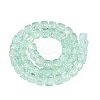 Handmade Foil Glass Beads Strands FOIL-Q002-04F-2
