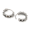 316 Surgical Stainless Steel Hoop Earrings EJEW-D096-12AS-02-2