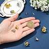 10 Bags Alloy Magnetic Clasps with Loops FIND-FS0004-88G-6