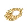 Brass Micro Pave Cubic Zirconia Pendants KK-P290-52G-01-2