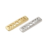 16Pcs 2 Colors Brass Moon Phase Bar Pendants KK-BBC0004-44-1