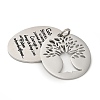 304 Stainless Steel Enamel Pendants STAS-Z126-09P-2