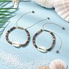 Shell and Coconut Bead Bracelets for Women BJEW-JB11515-1