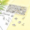 70Pcs 7 Styles Tibetan Style Alloy Message Pendants TIBEP-FS0001-36-9