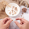 50Pcs 5 Style 304 Stainless Steel Bead Cap Pendant Bails STAS-CD0001-16-5