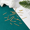 120Pcs 3 Style Brass Tube Beads KK-HY0001-91-4
