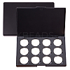 Empty Magnetic Eyeshadow Makeup Boxes CON-WH0069-64-1