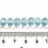 Transparent Baking Paint Glass Beads X1-DGLA-A034-T8mm-D12-4
