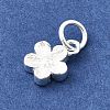 Fine Silver Flower Charms LS-STER-A048-17S-3