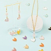 48Pcs Eco-Friendly Zinc Alloy Enamel Pendants FIND-LS0001-09-NR-6