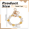 1Pc Zinc Alloy & Silicone Mobile Phone Straps HJEW-LP0002-47C-2