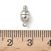 Oval Brass Magnetic Clasps KK-B160-36P-3