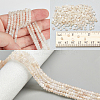 2 Strands Natural White Moonstone Beads Strands G-NB0005-78-4