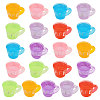 21Pcs 7 Colors Transparent Resin Pendants RESI-GL0001-09-1