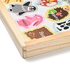 Wooden Magnetic Fishing Games AJEW-D066-01E-3