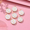 Golden Plated Alloy Charms X-ENAM-S118-01Z-5