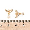 Brass Micro Pave Cubic Zirconia Pendants KK-R219-26G-3