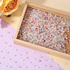 1200Pcs 12 Colors Frosted Glass Beads FGLA-TA0001-04-6