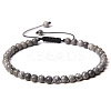 Adjustable Women's Map Stone Beaded Bracelet LS-CN3407-12-1