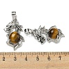 Natural Tiger Eye Pendants G-G111-01P-01-3