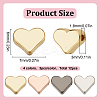 12Pcs 4 Colors Brass Beads KK-LP0001-03-2