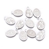 Non-Tarnish 304 Stainless Steel Charms STAS-L247-013P-1